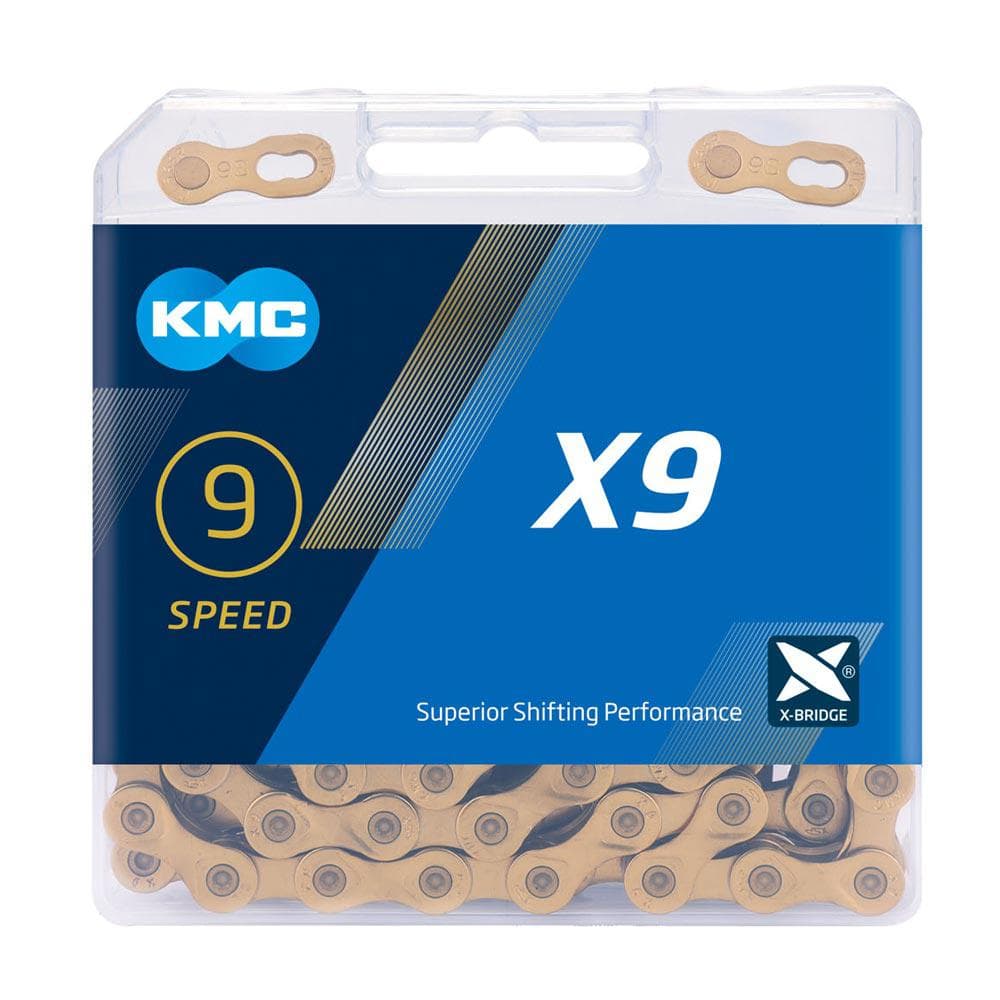 KMC X9 Ti-N Gold Chain 114L