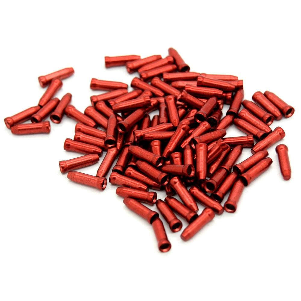 Transfil Cable End Crimps Red (Bag of 100)