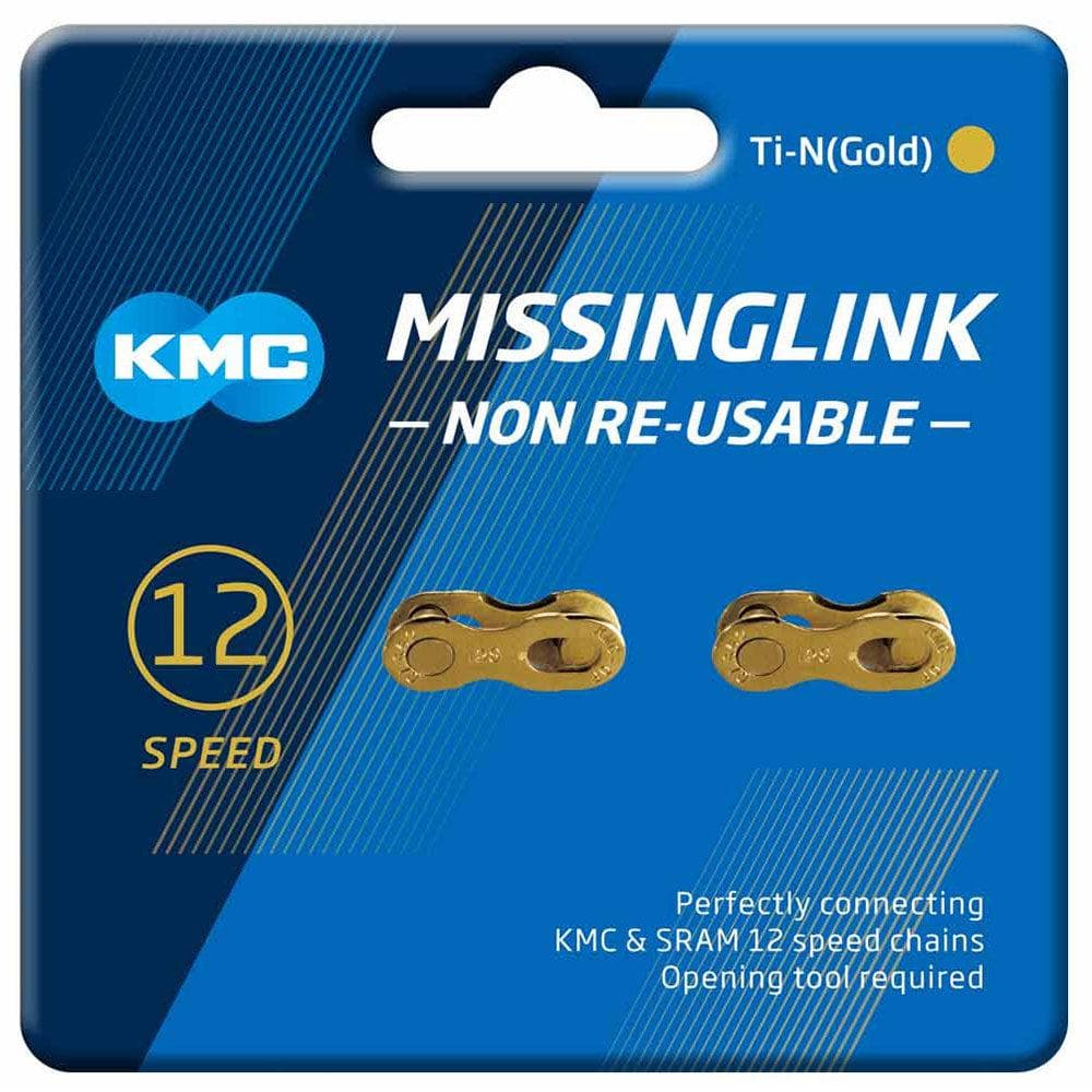 KMC MissingLink 12x Gold 2 Pr (Non Reusable)