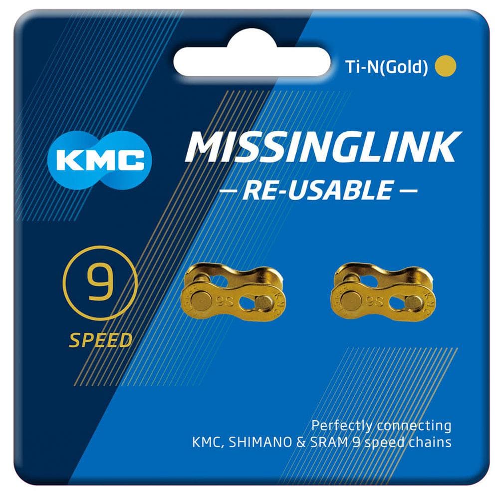 KMC MissingLink 9R Ti-N Gold 2 Pr (Reusable)