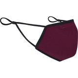 Madison Element reusable face covering; plain classy burgundy