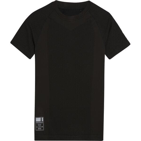 Madison Isoler mesh men's short sleeve baselayer - black - x-small / - small