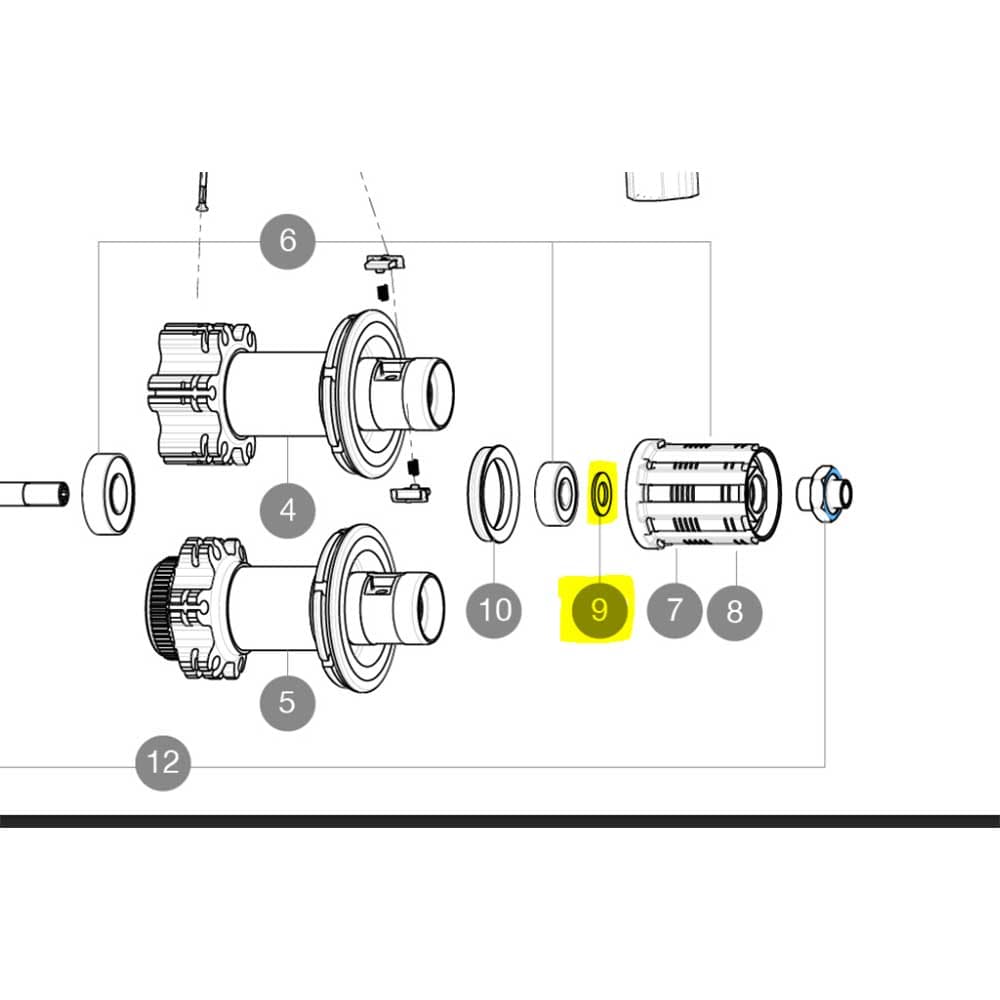 Mavic Freehub Spares FTS-L / FTS-X Freehub Internal Spacer