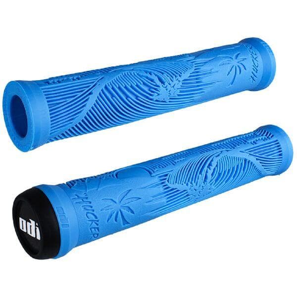 ODI Hucker BMX Grips NO Flange 160mm - Light Blue