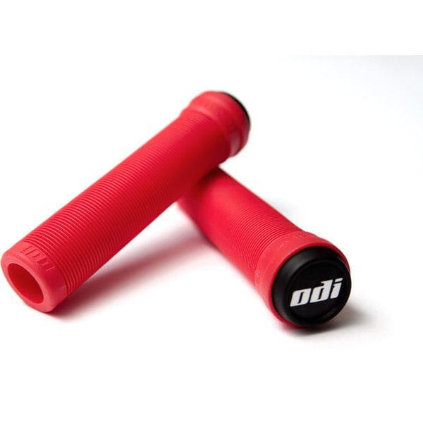 ODI Longneck Pro Soft BMX / Scooter Grips 135mm - Red