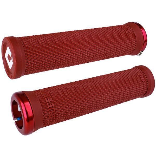 ODI Ruffian v2.1 MTB Lock On Grips 135mm - Dark Red