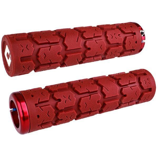 ODI Rogue v2.1 MTB Lock On Grips 135mm - Dark Red