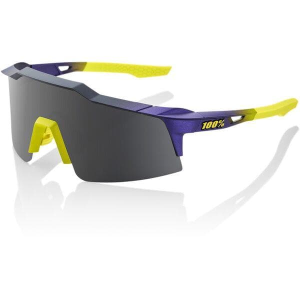 100% Glasses Speedcraft SL - Matt Metallic Digital Brigts - Smoke Lens