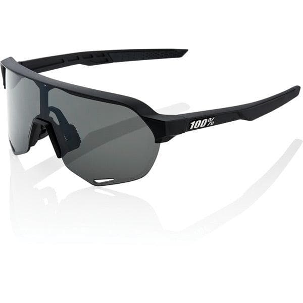 100% S2 - Soft Tact Black - Smoke Lens