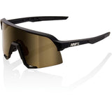 100% S3 - Soft Tact Black - Soft Gold Lens