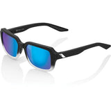 100% Rideley - Soft Tact Fade Black - Blue Mirror Lens