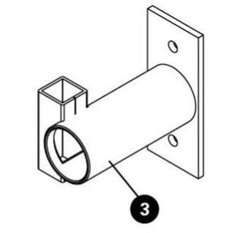 Park Tool 196-4 - Wall Mount Weldment for PRS-4W Repair Stands