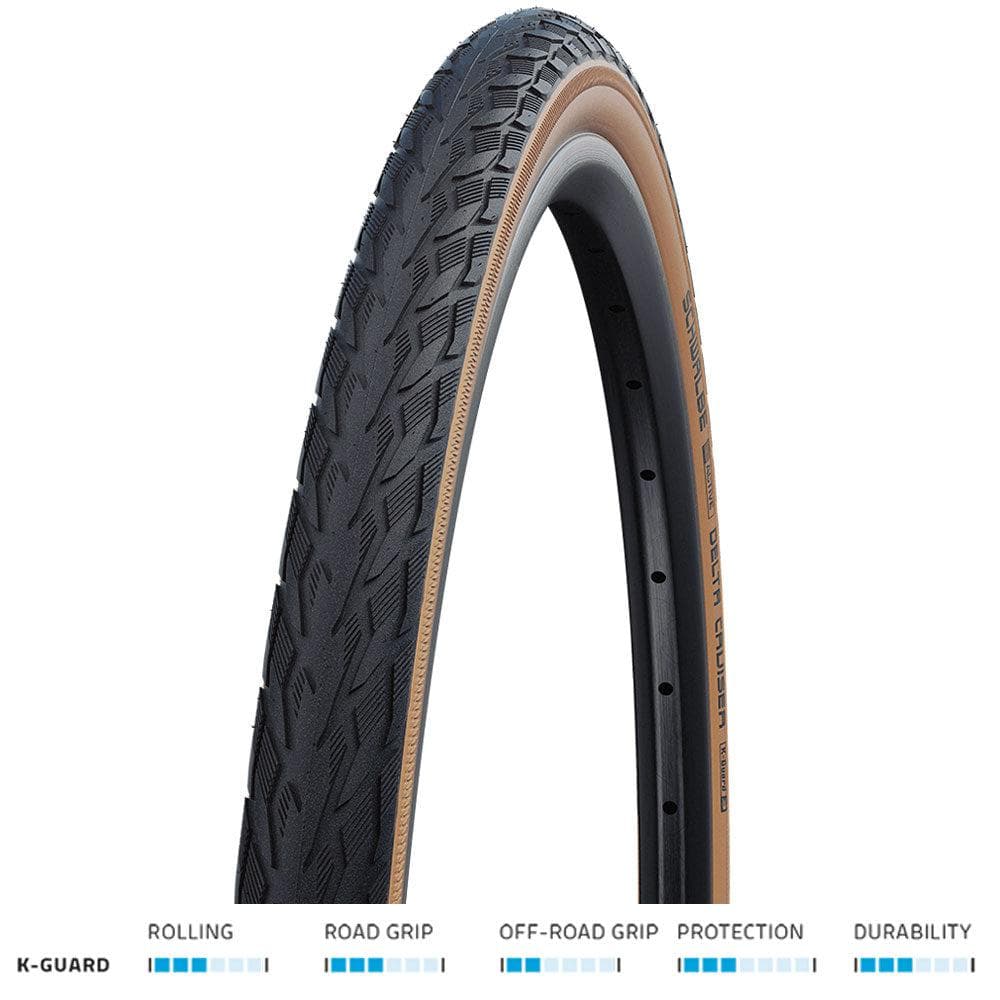 Schwalbe Delta Cruiser K-Guard 700x28c Blk/Gum