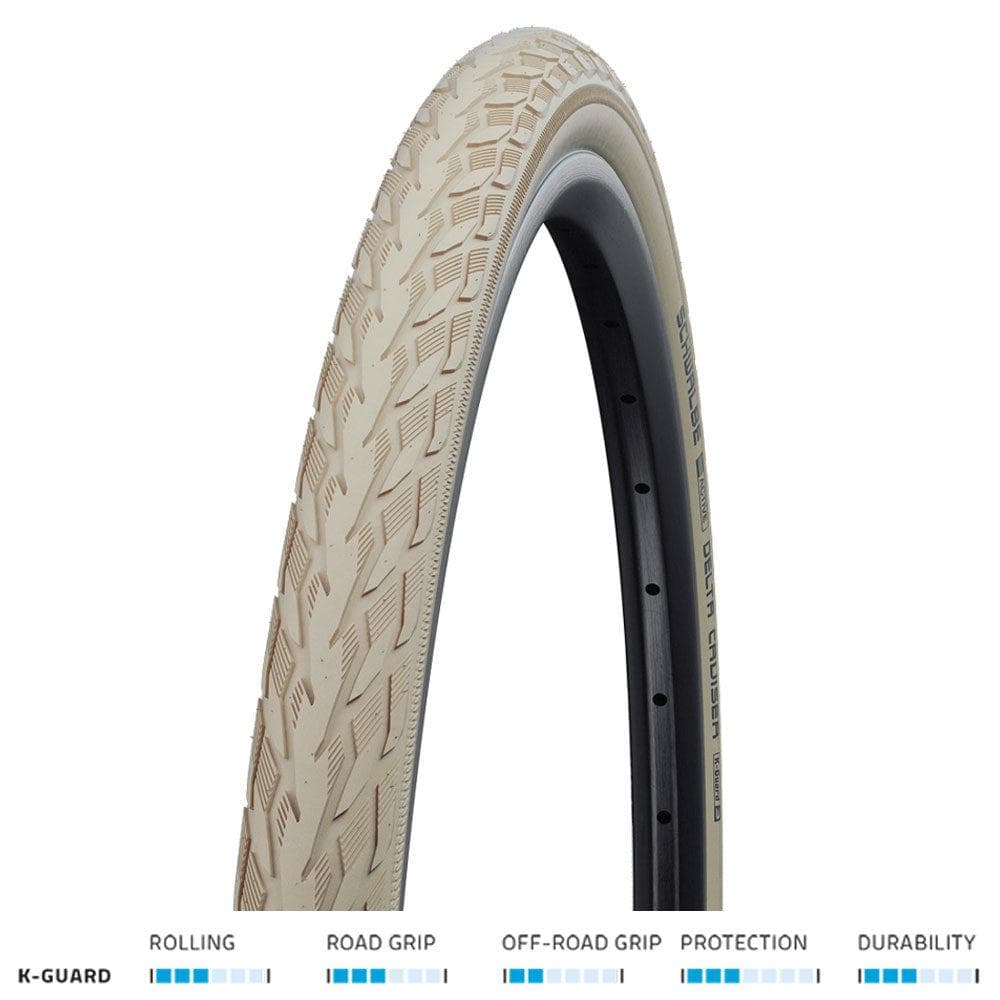 Schwalbe Delta Cruiser K-Guard 700x35c Cream