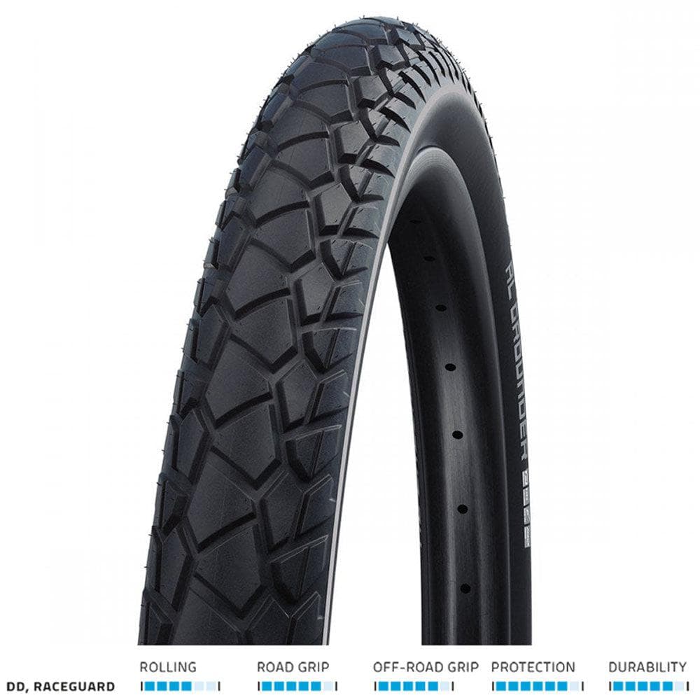 Schwalbe Al Grounder Perf RaceGuard DD 27.5x2.35 Blk/Refl