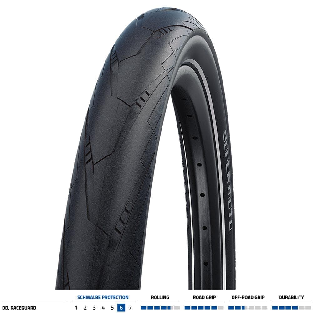 Schwalbe Super Moto Perf RaceGuard 20x2.40 Blk/Refl