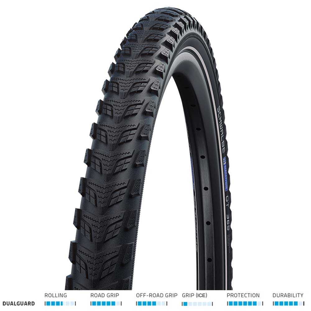 Schwalbe Marathon GT 365 Dualguard 700x38 Blk/Refl