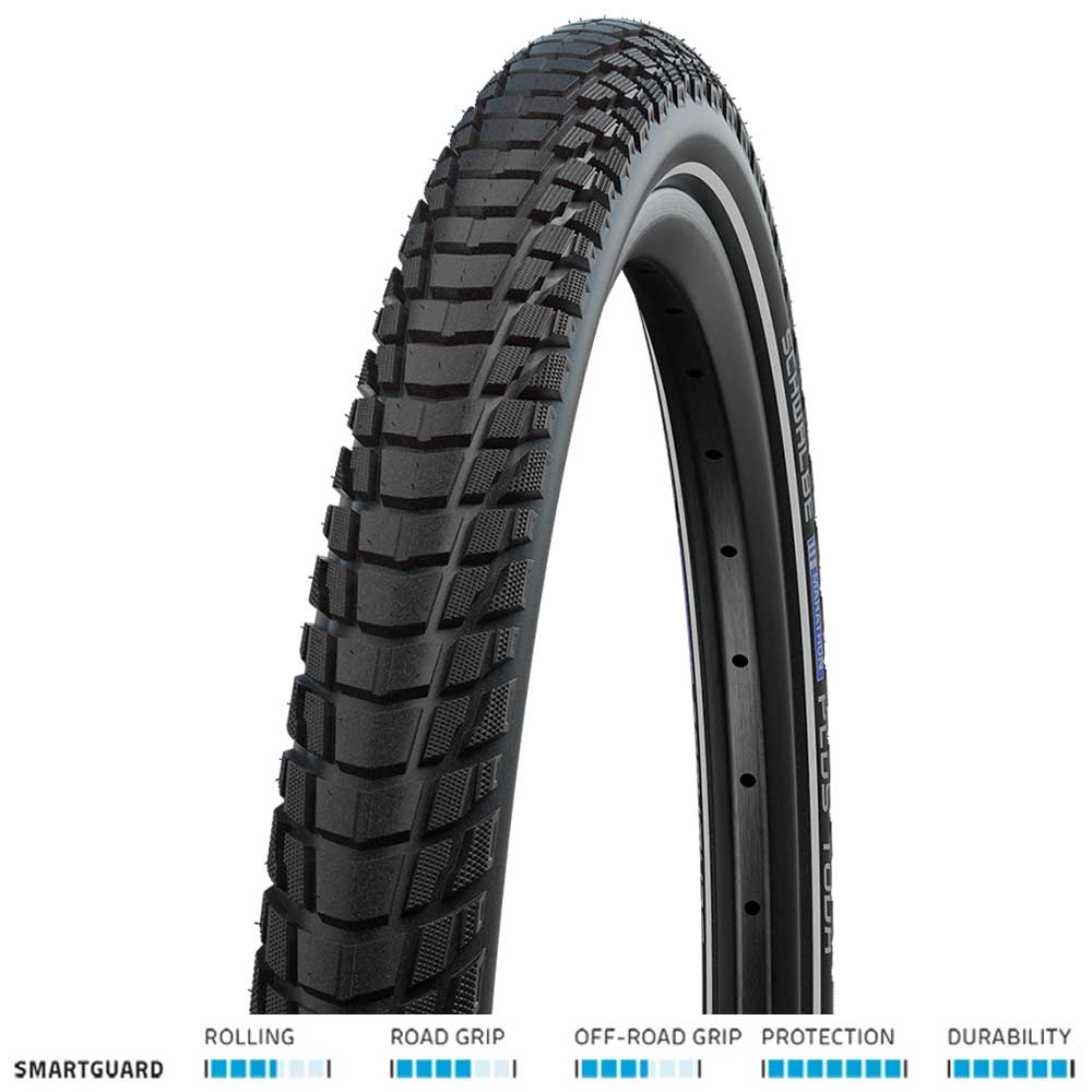 Schwalbe Marathon Plus Tour Smart D-grd 28x2.00 Blk/Refl