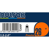 Nutrak 26 x 1.5 - 2.0 inch Presta inner tube