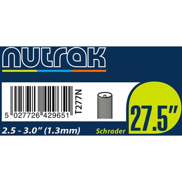 Nutrak 27.5 inch or 650B x 2.5 - 3.0 Schrader inner tube