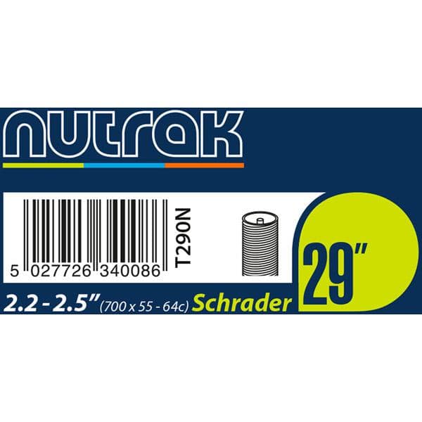 Nutrak 29 X 2.2 - 2.5 inch Schrader inner tube