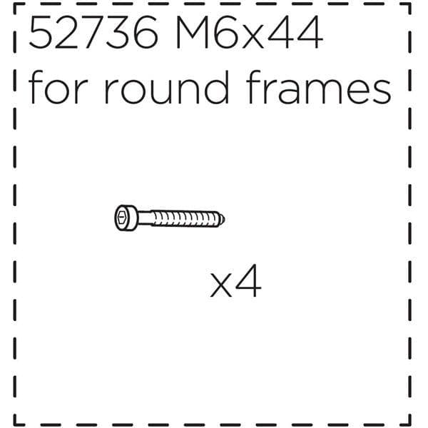 Thule Fitting screws for Ridealong; short (44 mm)