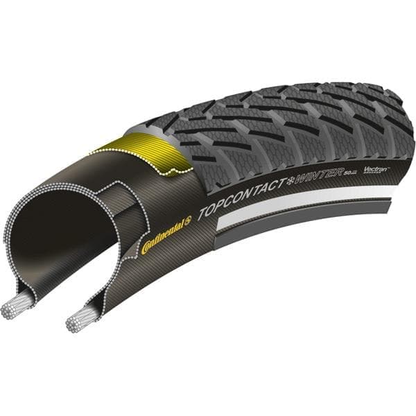 Continental Top Contact Winter II Premium Reflex 26 x 2.2 Black Folding Tyre