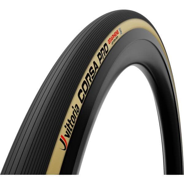 Vittoria Corsa Pro 700x26c Fold TLR Black Tan G2.0 Tyre