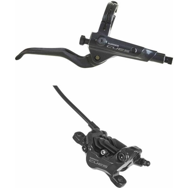 Shimano CUES BR-U8020/BL-U8000 CUES bled brake lever/post mount 4 pot calliper; front