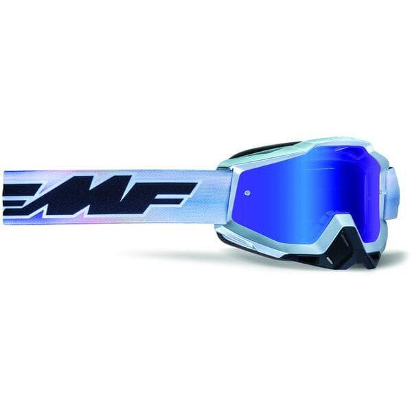 FMF Goggles POWERBOMB Afterburn Blue Mirror Blue Lens