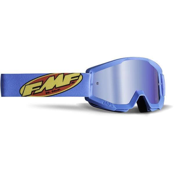 FMF Goggles POWERCORE Goggle Core Cyan - Mirror Blue Lens