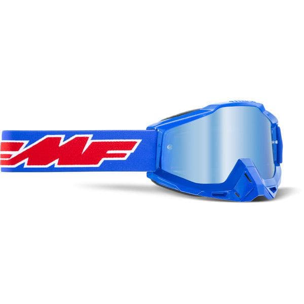 FMF Goggles POWERBOMB Goggle Rocket Blue Mirror Blue Lens