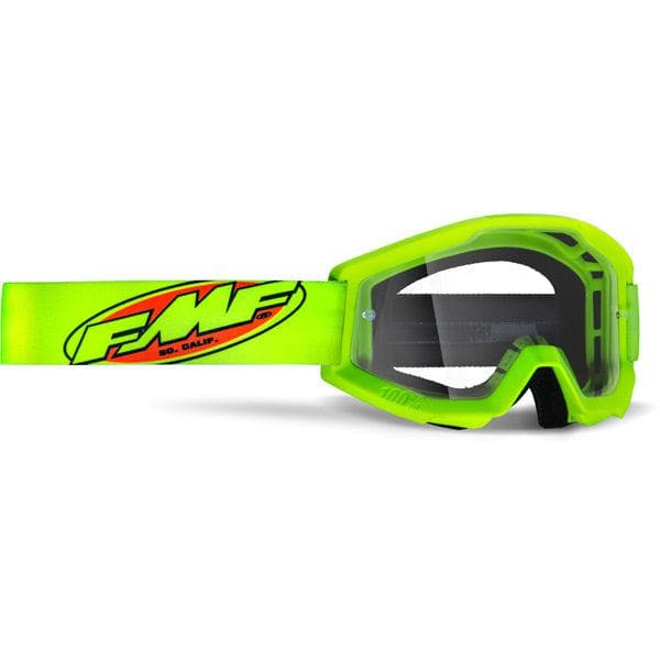 FMF Goggles POWERCORE YOUTH Goggle Core Yellow Clear Lens