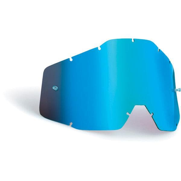 FMF Goggles POWERBOMB/POWERCORE YOUTH Replacement Lens Anti-Fog Blue Mirror