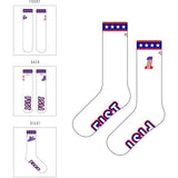 Fist Handwear Special Edition Evel Knievel Crew sock White - SM/MD