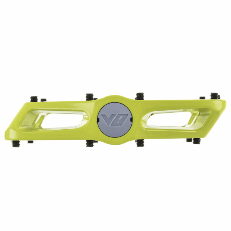 DMR V8 Mountain Biking 9/16" Platform Pedal - Lemon lime