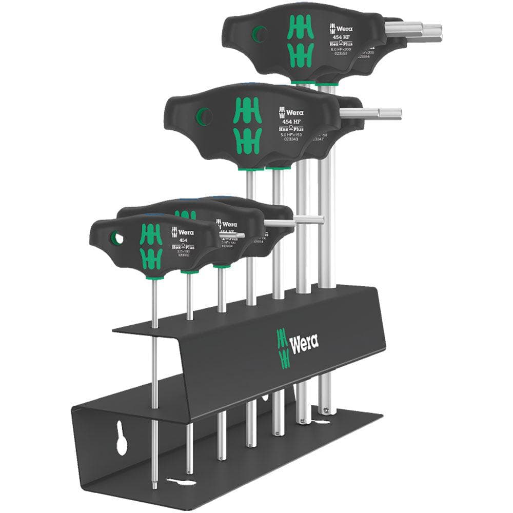 Wera Tools 454/7 HF Set 2 T-Handle Hex Screwdriver Set 7pcs