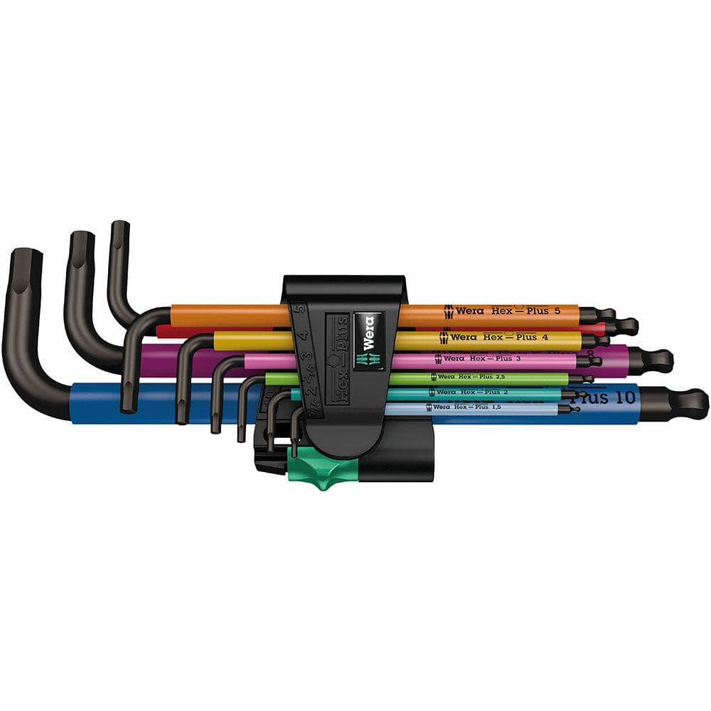 Wera Tools 950/9 Hex-Plus Multi-Colour 1 SB Set 9pc