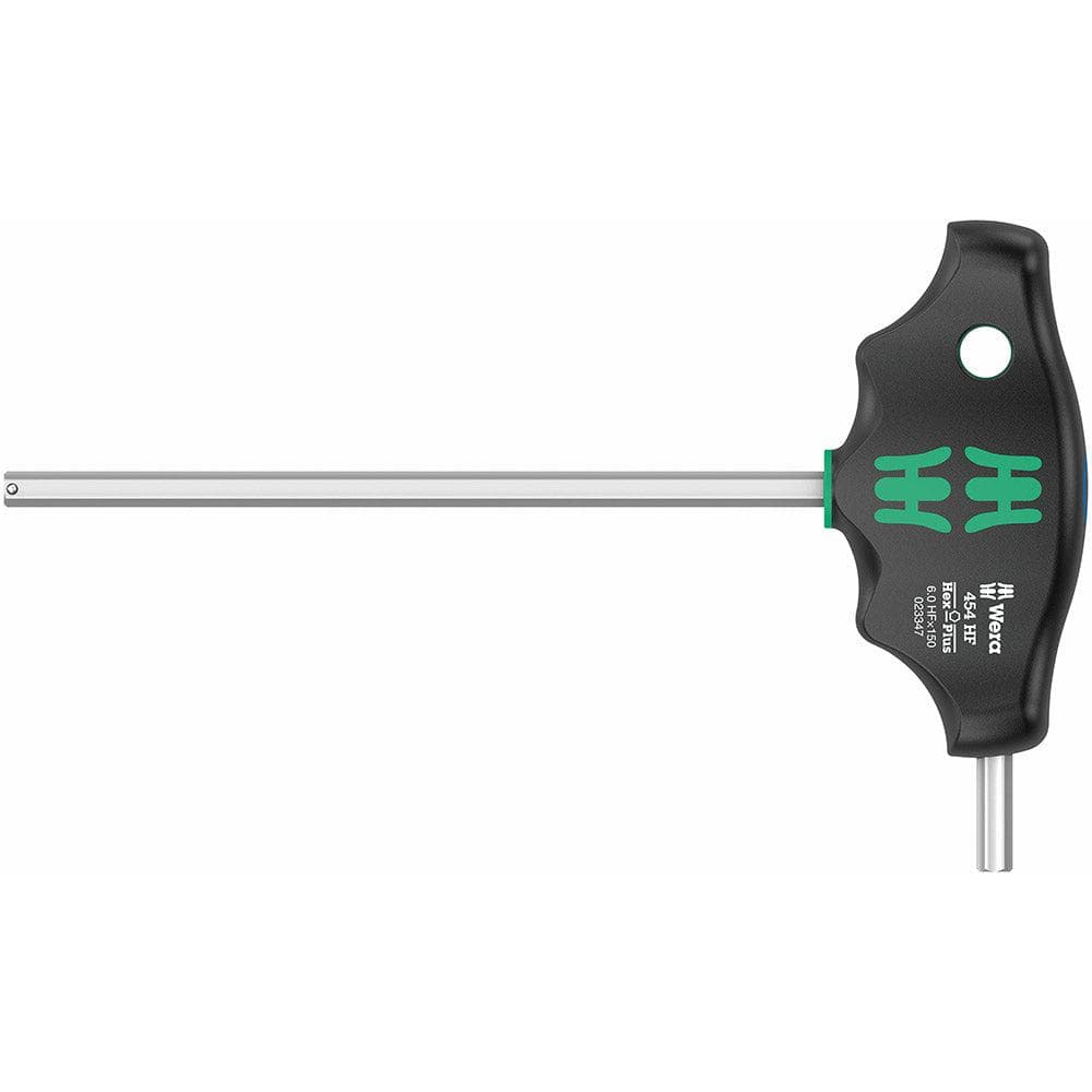 Wera Tools 454 HF T-Handle Hex Screwdriver 6 x 150mm