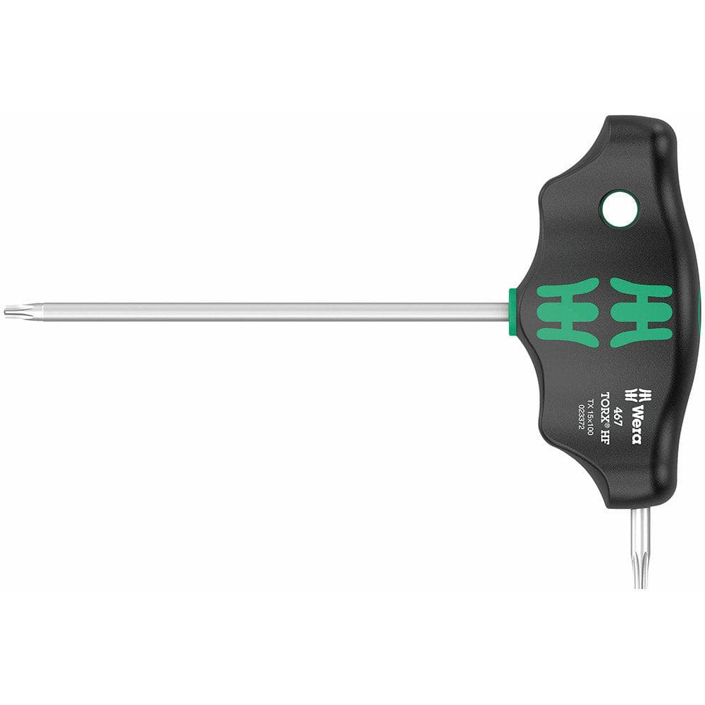 Wera Tools 467 HF T-Handle Torx Screwdriver TX15 x 100mm