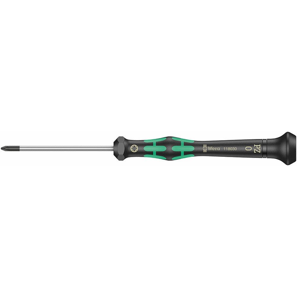 Wera Tools 2055 Prec. Pozidriv Screwdriver PZ 1 x 80mm