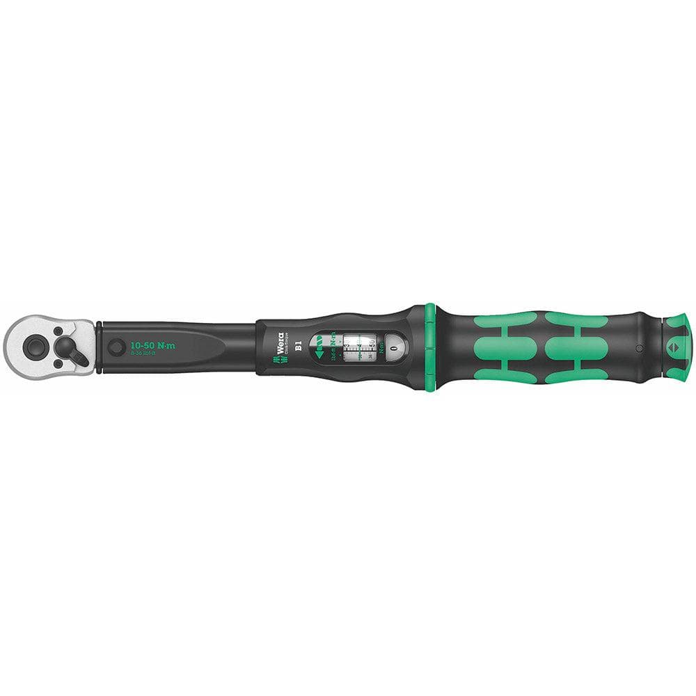 Wera Tools Torque Wrench W/Rev Ratchet 10-50 Nm, 3/8