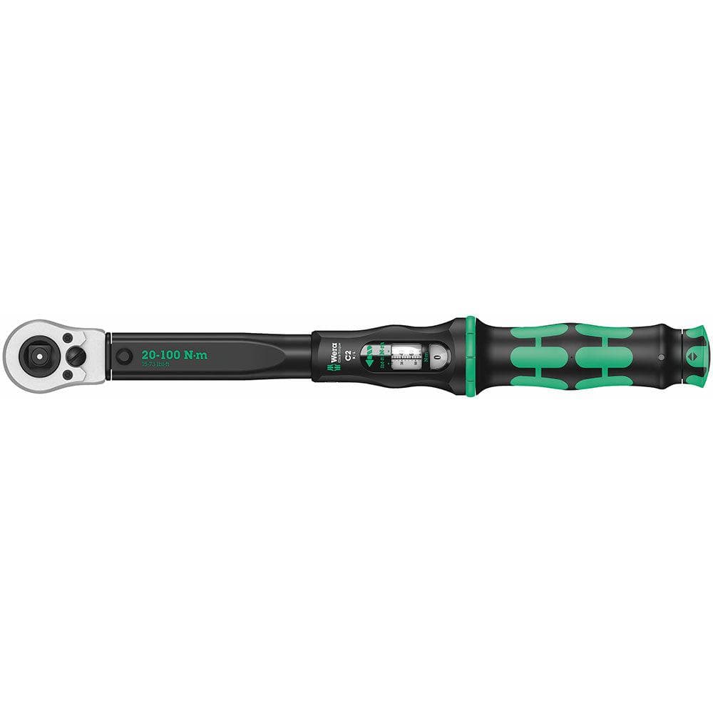 Wera Tools Click Torque C 2 Push Torque Wrench 20-100nm 1/2"