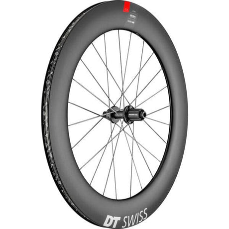 DT Swiss ARC 1100 DICUT disc brake wheel; carbon clincher 80 x 20 mm rim; rear