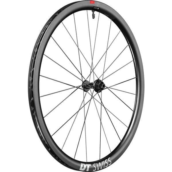 DT Swiss ERC 1100 DICUT disc brake wheel; carbon clincher 35 x 22 mm; front