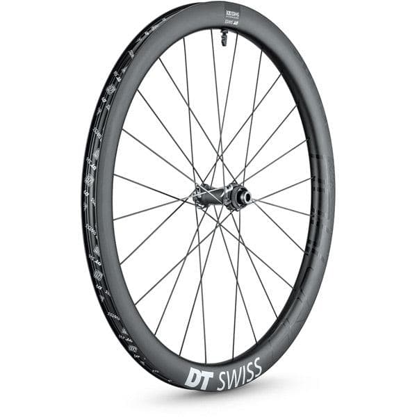 DT Swiss GRC 1400 SPLINE disc brake wheel; carbon clincher 42 x 24 mm; 650B front