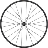 Shimano Wheels WH-RX570 700C wheel; 12x100mm E-thru; Center Lock disc; black; front