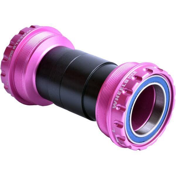 Wheels Manufacturing T47 Outboard Angular Contact Bearings For 30mm Cranks - Pink