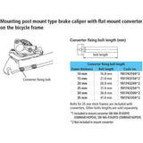 Shimano Spares SM-MA Converter fixing bolt M5 x 26.8 mm - for 20 mm Rear mount thickness