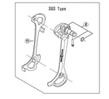 Shimano Spares RD-M770 inner plate SGS